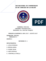 Informe de Reconocimiento Microbiologia