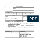 Programa Introducción Al Álgebra PDF