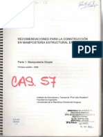 Recomendaciones Mampostería - Uruguay