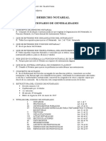 Cuestionario de Derecho Notarial Completo