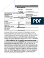 Saa Membership Application Form: Applicant Information