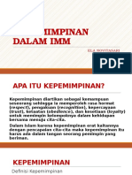 Kepemimpinan Dalam Imm