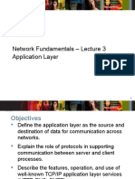 Network - Fundamentals Lecture 3 Application Layer