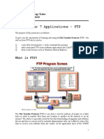 Lab 3 Application Layer - FTP