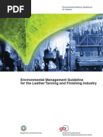 Download Environmental Management Guideline for the Leather Tanning  Finishing Industry by Vishal Duggal SN34709312 doc pdf