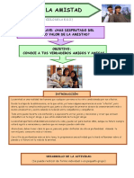 Ficha de Aprendizaje La Amistad PDF