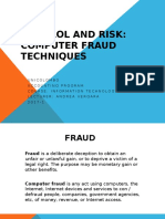 Control and Risk - Computer and Fraud Techniques