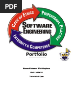 Portfolio SOFTWARE ENGINEERING