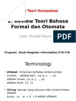 IF5110 - Review Teori Bahasa Formal Dan Otomata (2015)