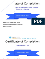 standard 9 shape conference certificates