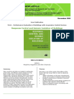 Response Control and Seismic Isolation of Buildings: November 2006