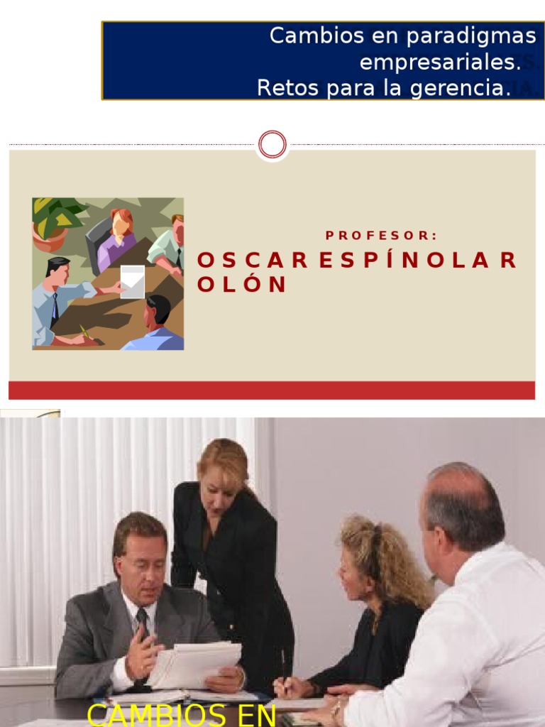Retos de la Gerencia en Nuevos Paradigmas | PDF | Planificación | Marketing