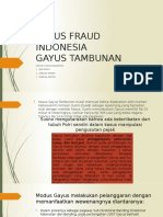 Kasus Fraud Indonesia Gayus