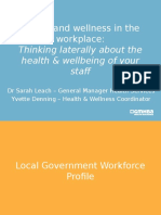 HR Conference 2015 - Health and Wellness in The Workplace - GMHBA