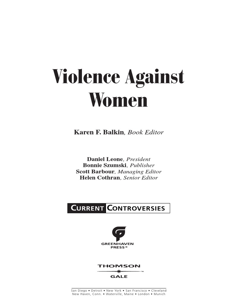 Alysa Gap Fisting - Violence Against Women Viewpoints | PDF | Domestic Violence | Violence