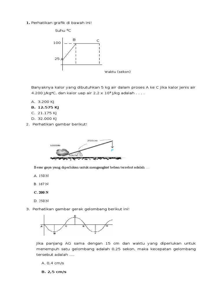 Contoh Soal Usbn Ipa Sd