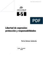 Libertad de Expresión Protección y Responsabilidades Perla Gomez Gallardo