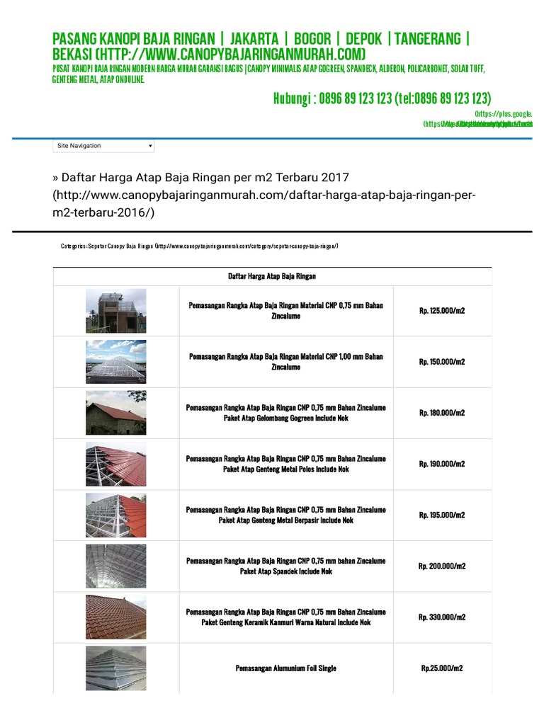 Daftar Harga Atap Baja Ringan Per m2 Tahun 2017 - 1627051218?v=1
