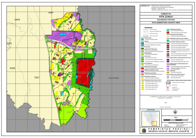 3.1.34. Peta Zonasi Cipayung (Jakarta Timur)