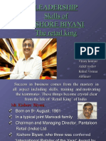 Leadership Skills of Kishore Biyani The Retail King