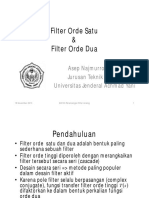 Bahan 5 Filter Orde Satu Dan Dua