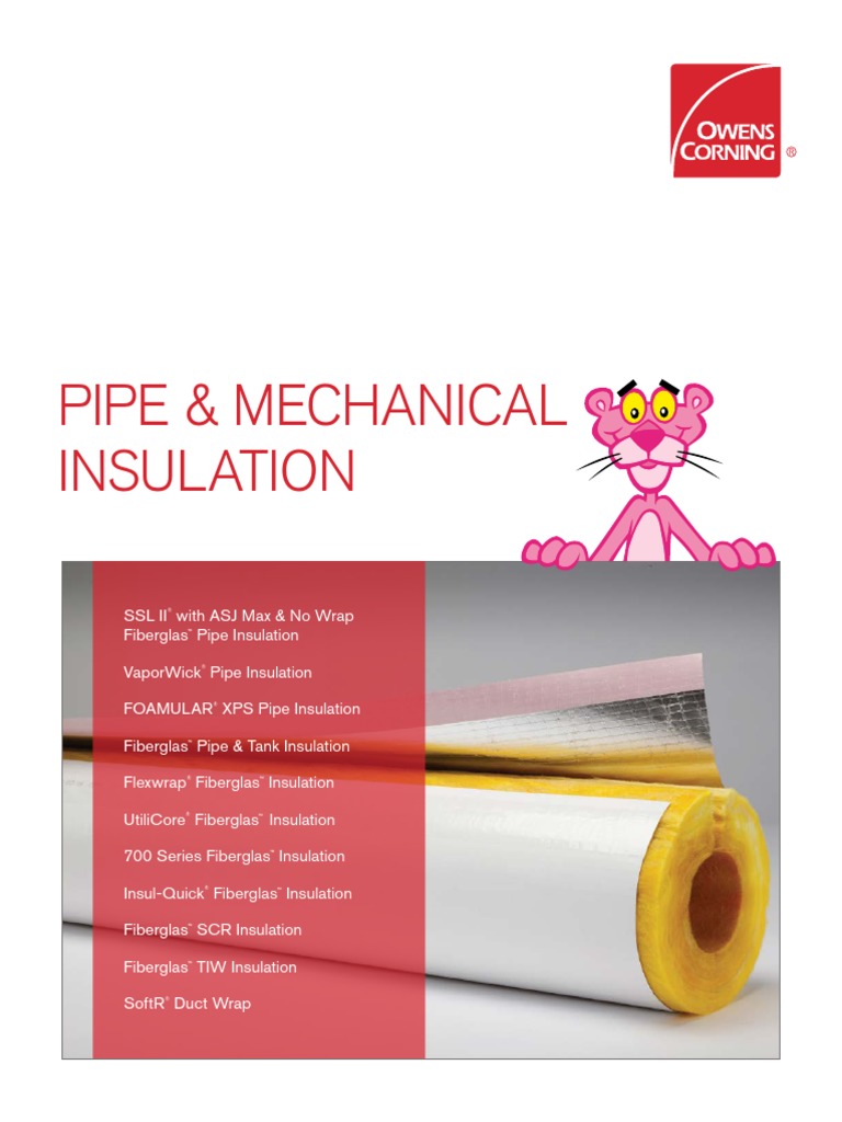 Pipe and Mechanical Insulation Brochure PDF Thermal Insulation