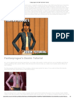 Fantasyrogue's Sim Stuff - My Denim Tutorial