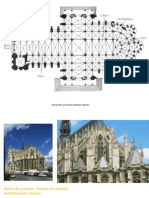 Ground Plan of A Gothic Cathedral: Chartres