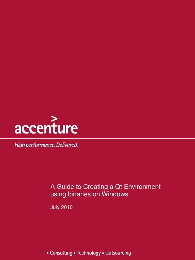 Accenture Environment Binary | PDF | Software | System Software