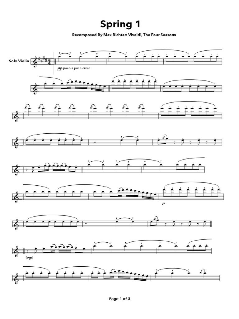 Max Richter S Arrangement Of Vivaldi S Spring