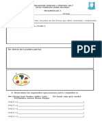 Evaluacion MATEMATICAS 3