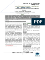 I J P L S: Phytochemical Investigation of Flower Extract