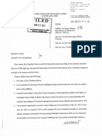 Affidavit seeking the arrest and prosecution of Council President Kevin Kelley