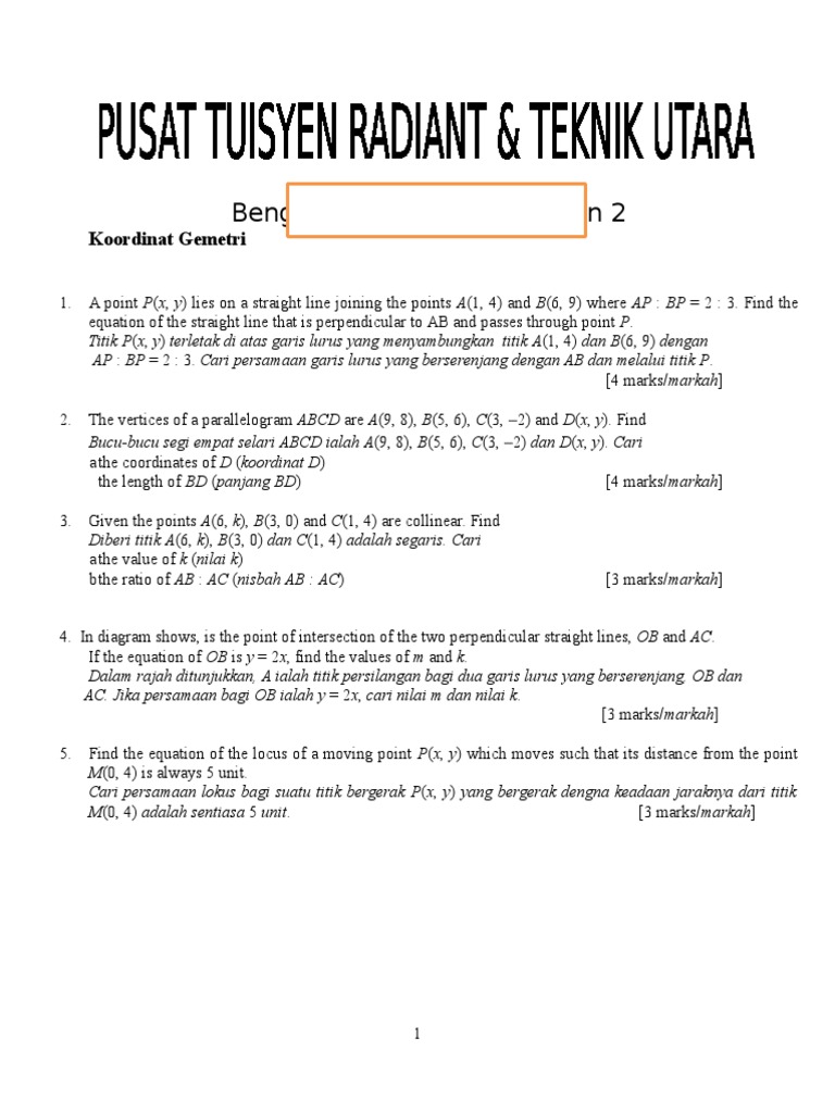 Soalan Hukum Linear Kertas 1 - Labor h