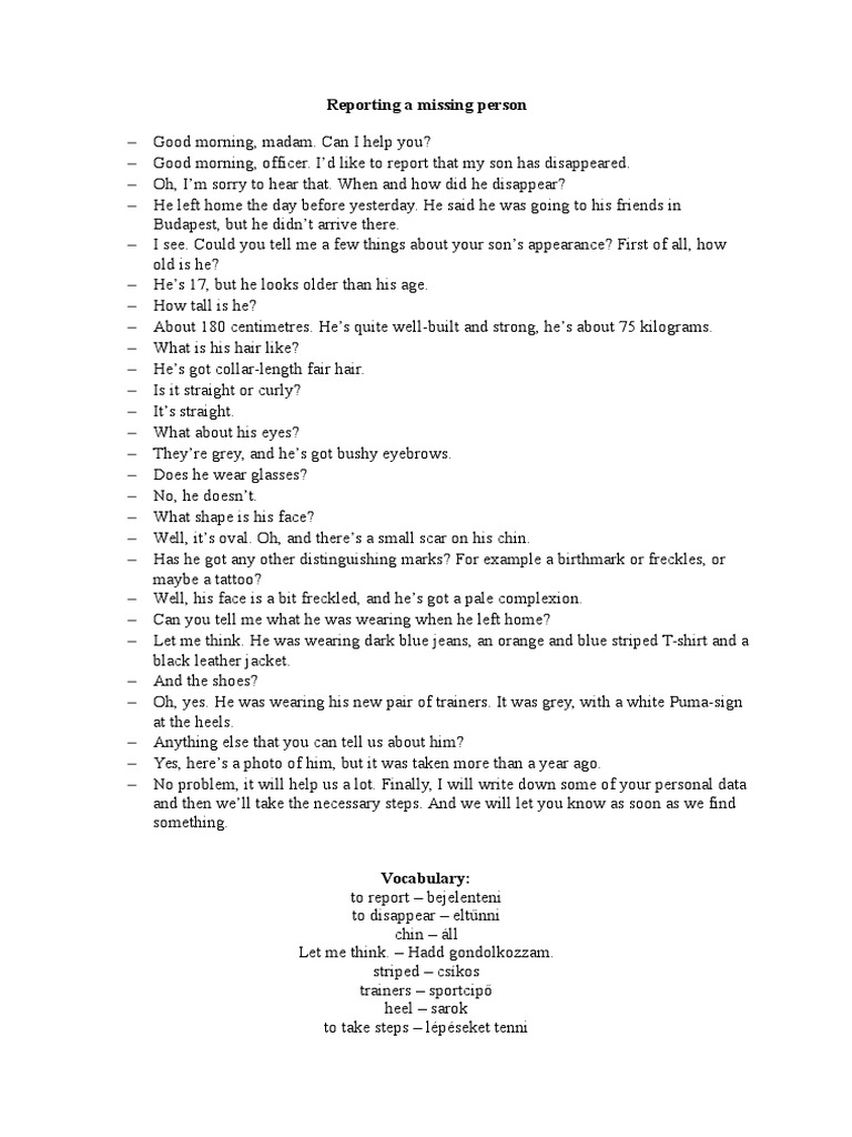 Reporting a missing person.docx