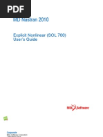 MD Nastran 2010 Explicit Nonlinear (SOL 700) User's Guide