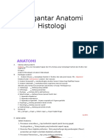 Pengantar Anatomi Histologi