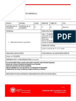 Programa de Estudios Sobre Filosofia Española PDF