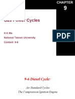 Gas Power Cycles: H.K.Ma National Taiwan University Content 9-6