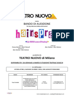 HAIRSPRAY - Bando Audizione