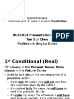 BUE 1013 - Conditionals