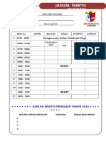 4. Jadual Waktu Peribadi