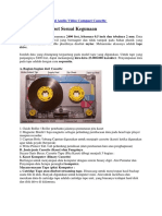 Alat Reproduksi Sinyal Audio Video Compact Cassette PDF