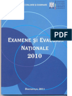 Examene Si Evaluari 2010 - Publicat