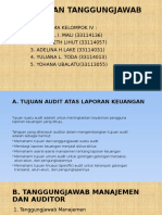 Tujuan Dan Tanggungjawab Auditor