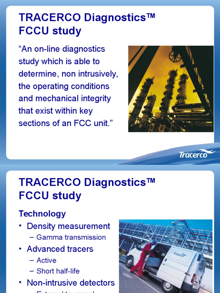 Non-Intrusive FCCU Diagnostics Study | PDF | Radioactive Tracer ...