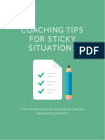 Coaching Tips For Sticky Situations: The Ultimate Guide For Instructional Coaches and Teaching Mentors