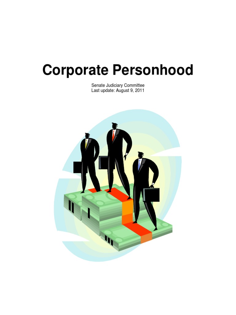 The role of corporate personhood in capitalism