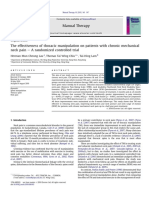 The Effectiveness of Thoracic Manipulation On Patients With Chronic Mechanical PDF