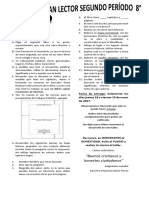 PLAN LECTOR segundo período 8° Taller